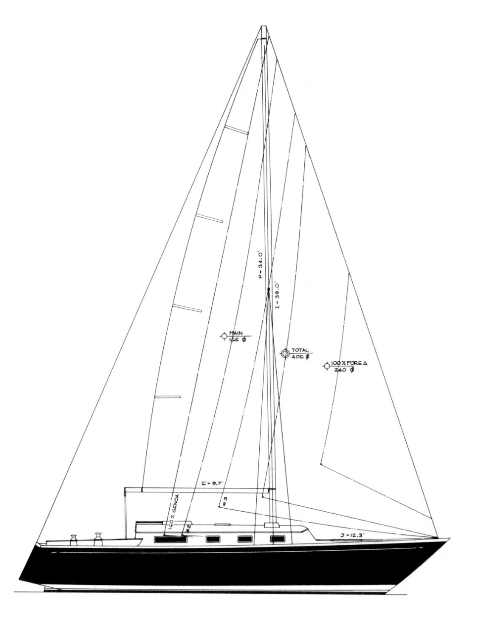 Carter 33 Konstruktionsriss der Manatee
