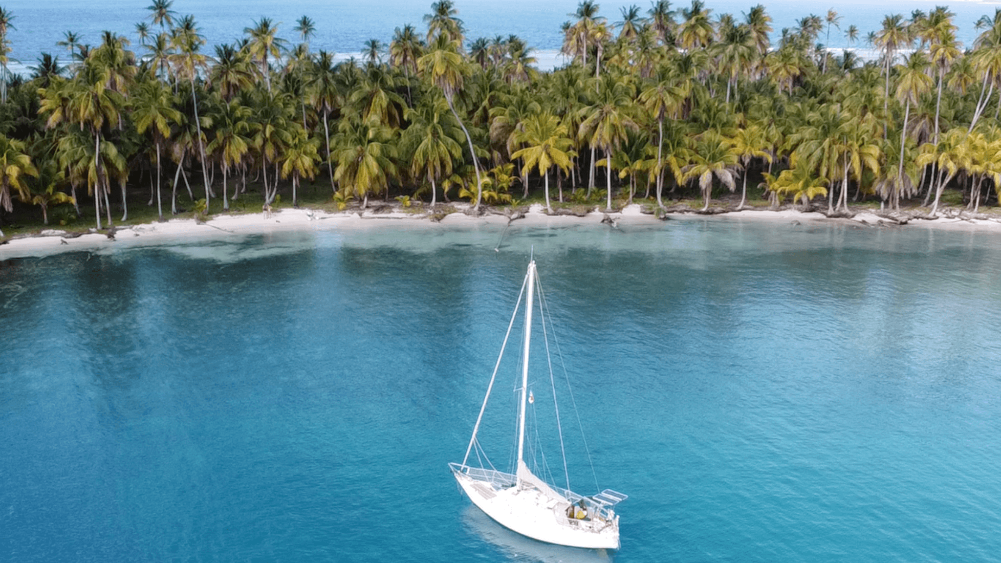 Segelboot Manatee vor den San Blas Inseln